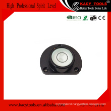 semi circle Aluminium Housing Bullseye Level Spirit Level with Mounting Hole